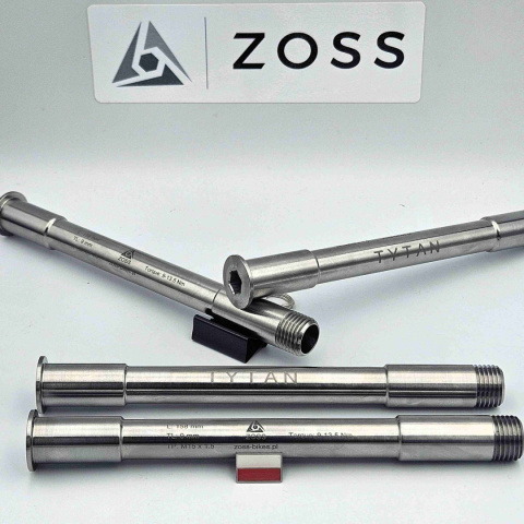 Front Axle 15x100 Titanium Front Axle 15x100 Titanium